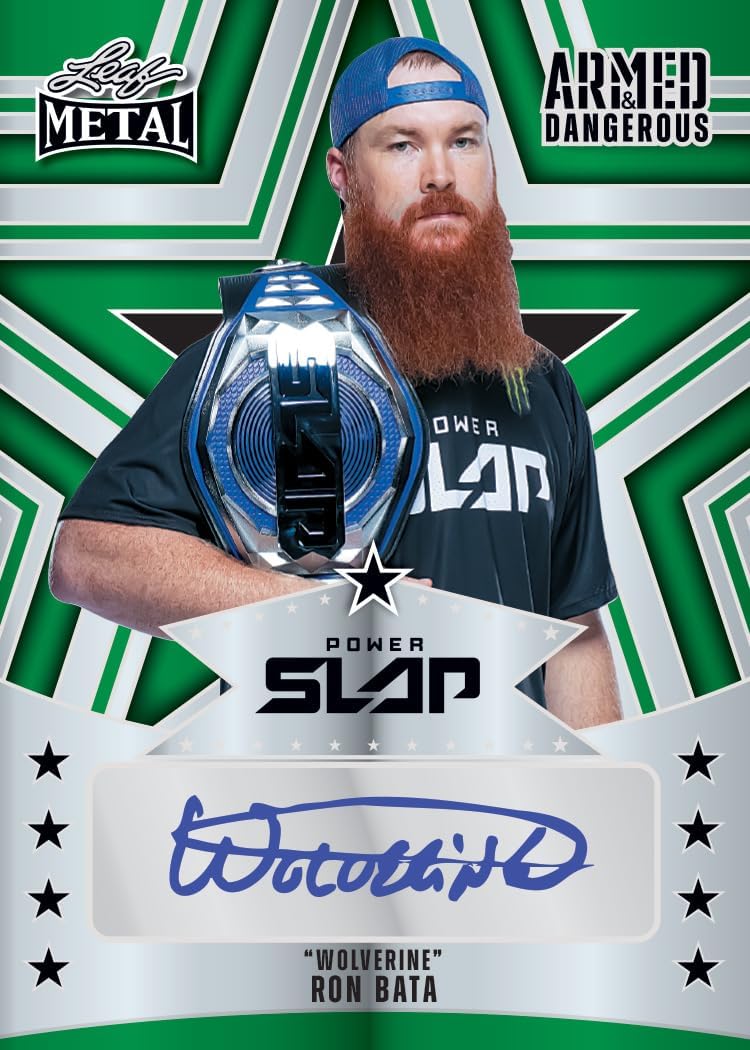 2025 Leaf Metal Power Slap Trading Cards Hobby Box