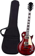 Solid Solid Electric Guitar With Gig Bag Ideal For Beginner Musicians Professional Electric Guitar(Red)