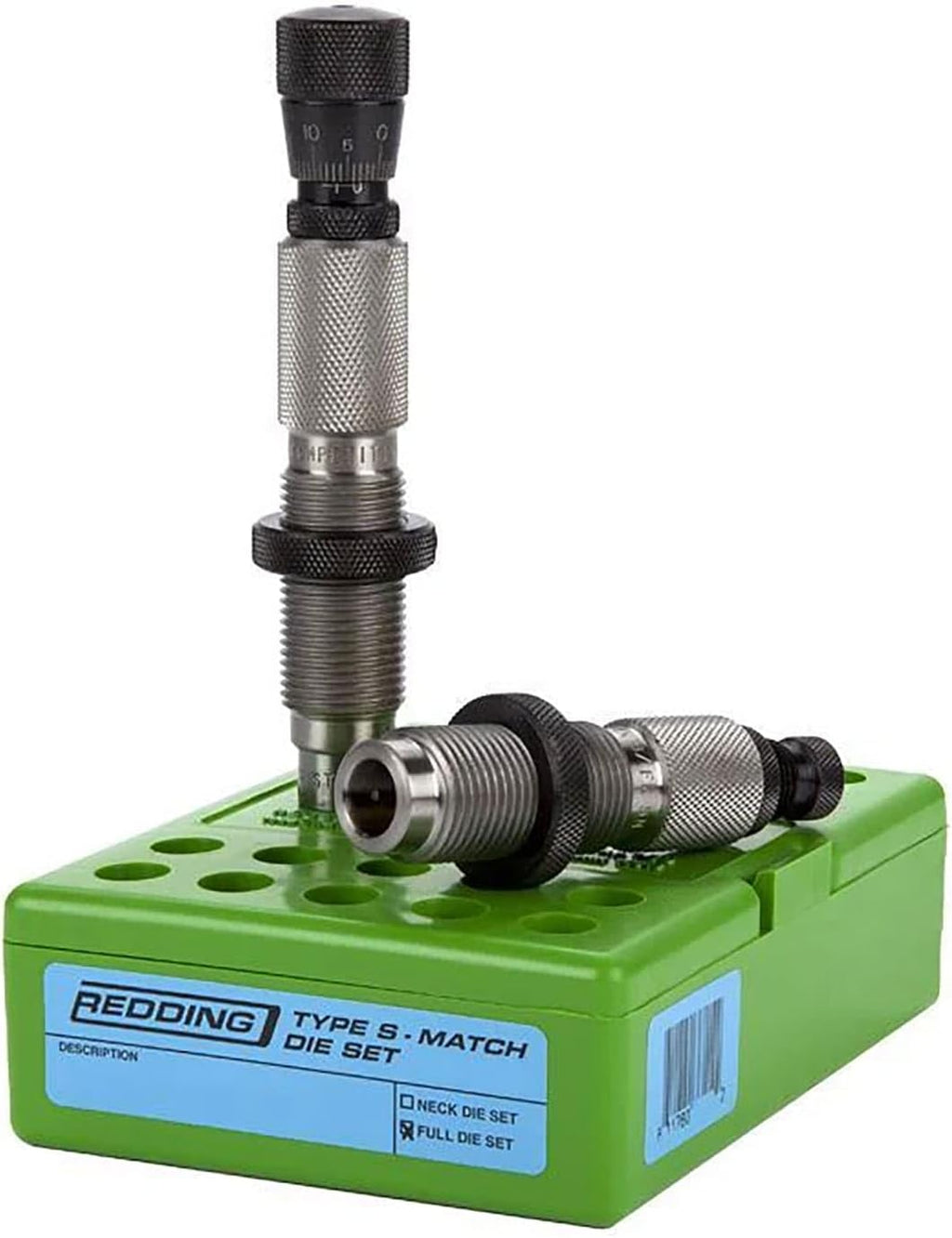 Redding Reloading Type S-Match Bushing Full Die Set | Competition Precision Feeding Chambering, 6mm B.R. Remington