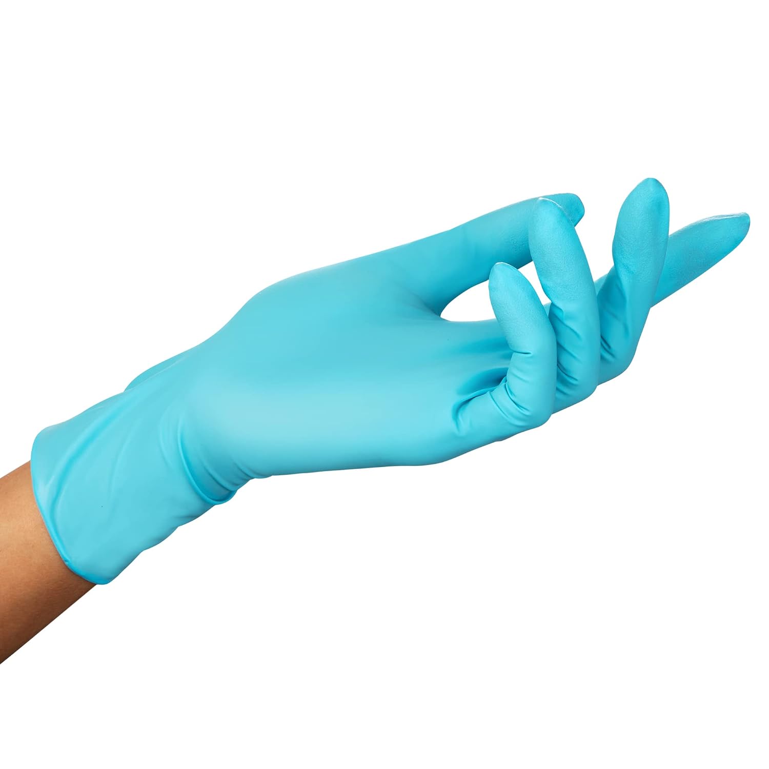 HALYARD Blue Nitrile Exam Gloves, Powder-Free, Non-Sterile, 5.9 mil, 9.5 Inches, Blue, Medium, 53102 (Case of 1000)
