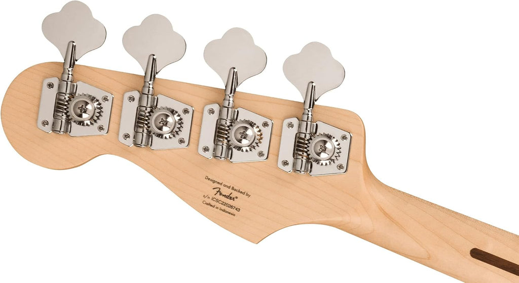 Fender Squier Sonic Precision Bass Guitar - 2 Color Sunburst Bundle with Rumble 15 Bass Amplifier, Cable, Tuner, Strap, and Austin Bazaar Instructional DVD