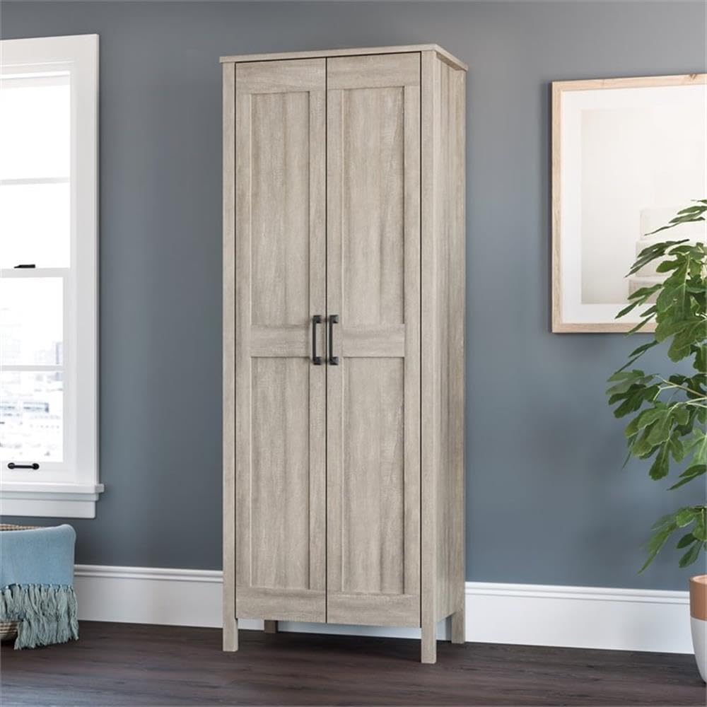 Sauder Miscellaneous Storage, Two-Door Storage Cabinet, in Spring Maple Finish
