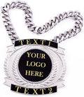 Fantasy Football Championship Chains Award, Champ Chains Award Winner Prize Trophy, 7-3/4″ x 7″ Large Champ Medal