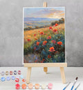 Paint by Numbers Kit for Beginner Flower Adult Paint by Number on Canvas Acrylic Painting Supplies Watercolor Oil Painting for Home Decor Gift Red40x53 inch Model YEYUMEOZG-7