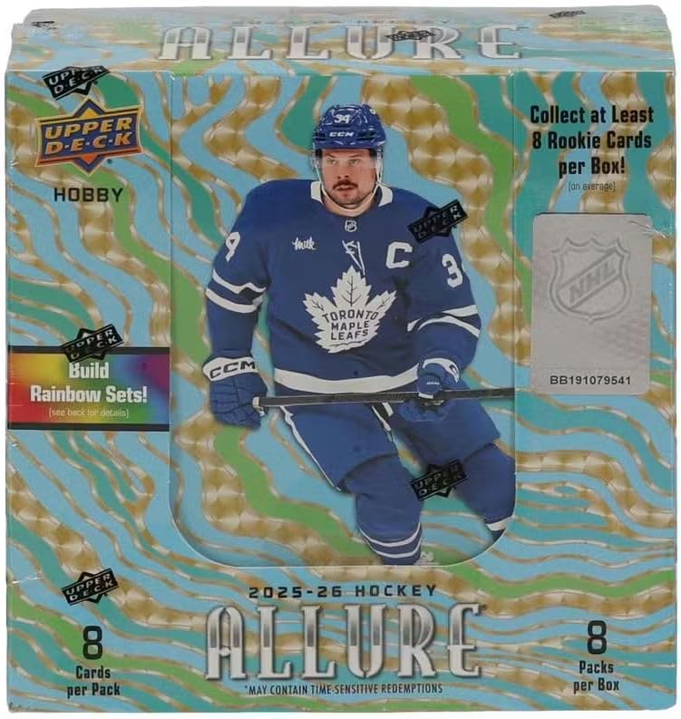 2025/26 Upper Deck Allure Hockey HOBBY box (8 pks/bx)