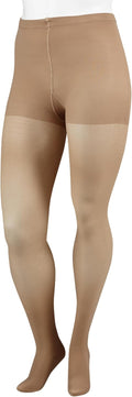 Juzo Soft 2002, Pantyhose 30-40 mmHg, Open Toe Compression Hose for Men & Women, Short, 2 (II), Beige