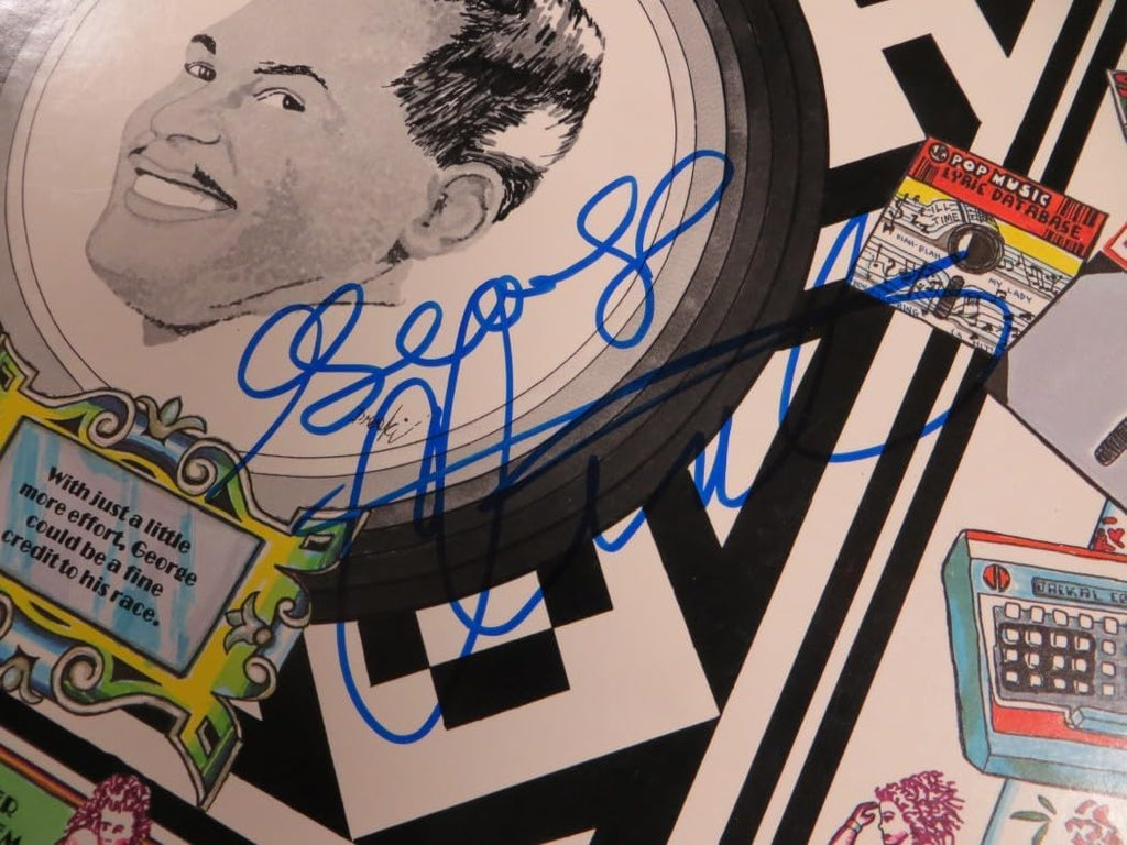 George Clinton Signed Autographed Record Album Cover R&B Skeletons BAS BR37778