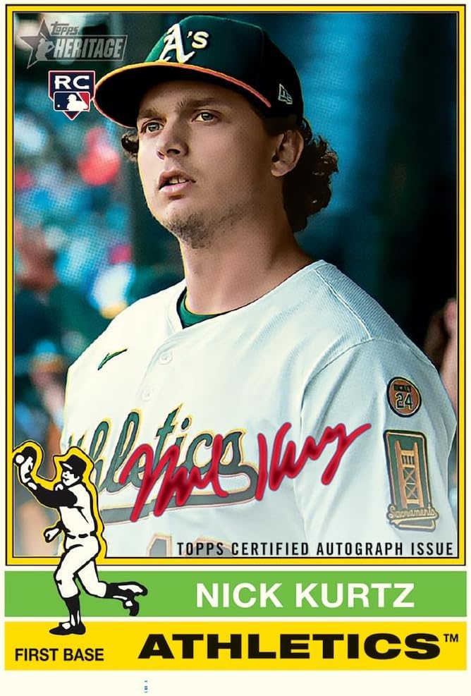 2025 Topps Heritage High Number Baseball Hobby Box - One Autograph or Relic in Every Box - (24 Packs per Box)