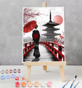 Paint by Numbers Kit for Beginner Beginners Woman Paintings Acrylic Easy Paint by Number Red Watercolor Adults' Canvas Art on Canvas 40x53 inch Model YEYUMEOZQ-H