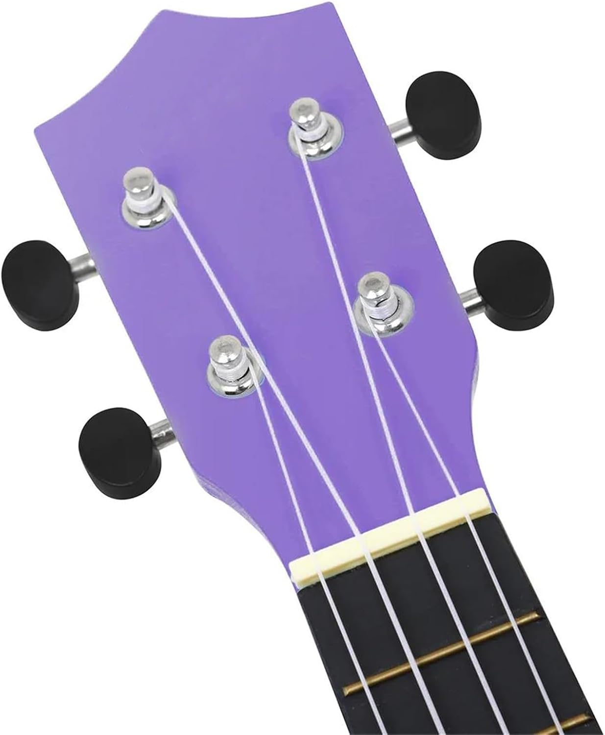 Adult Ukulele 21 Inch Ukulele 4 String Mini Guitar Music Instrument For Beginners(Purple)