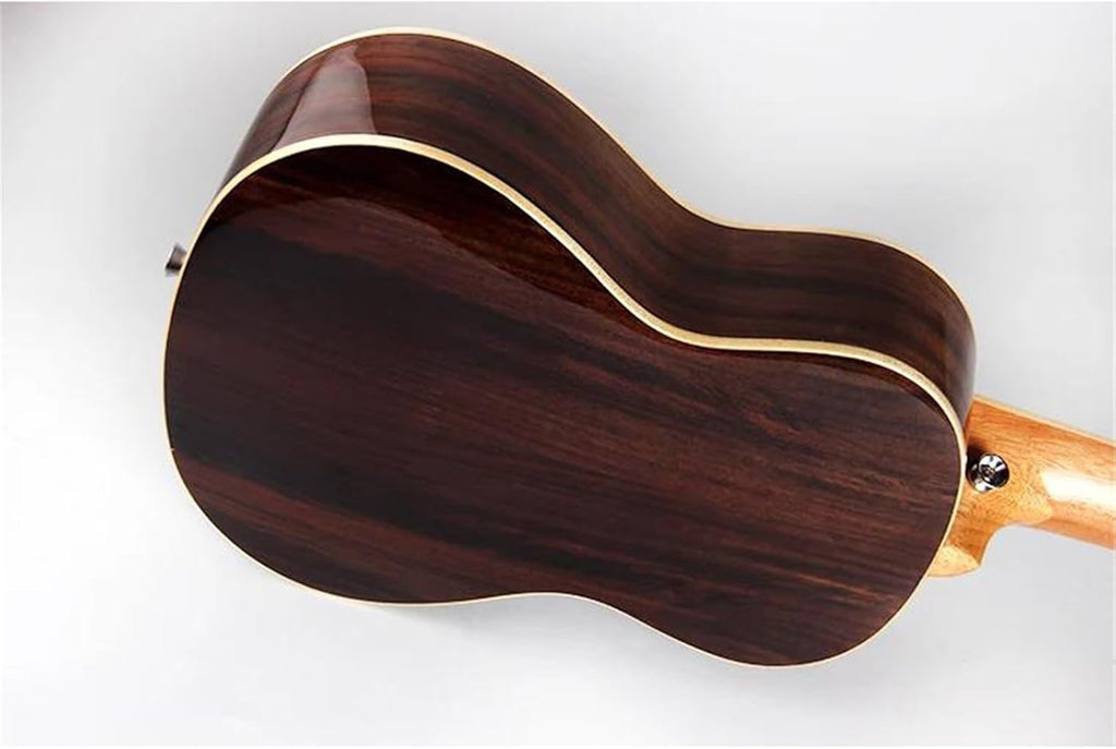 Adult Ukulele 24 Inch Ukulele Guitar Solid Spruce Top Rosewood Back Acoustic Tenor Small Nylon String Guitar