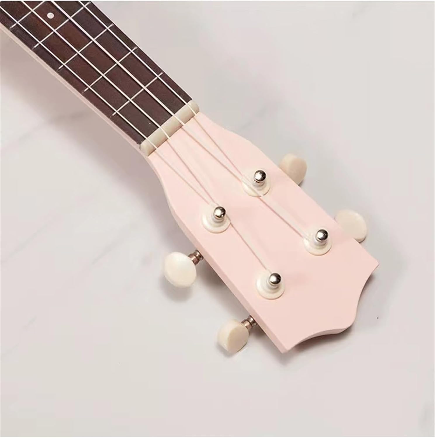 Ukulele 23-inch Cute Small Guitar For Male And Female Beginners Ukulele Bundle Kit(Pink,23)