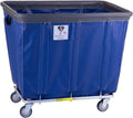 R&B Wire Products, Inc., Vinyl Basket Truck w/Air Cushion Bumper, Capacity 600 lb, Capacity Volume 7 ft³, Color Blue, Model# 406SOBC/BL
