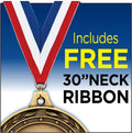 Loser Gold Duo Medal, 3' Funny Last Place Prizes, Kids Joke Trophy Medal Awards