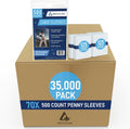 Premium Penny Sleeves for Trading Cards | Soft Trading Card Sleeves for Baseball Cards, Ultra Clear Plastic Pro Sports Card Sleeve, Football, MTG Collector Sleeve (Standard + Thick Options Available)