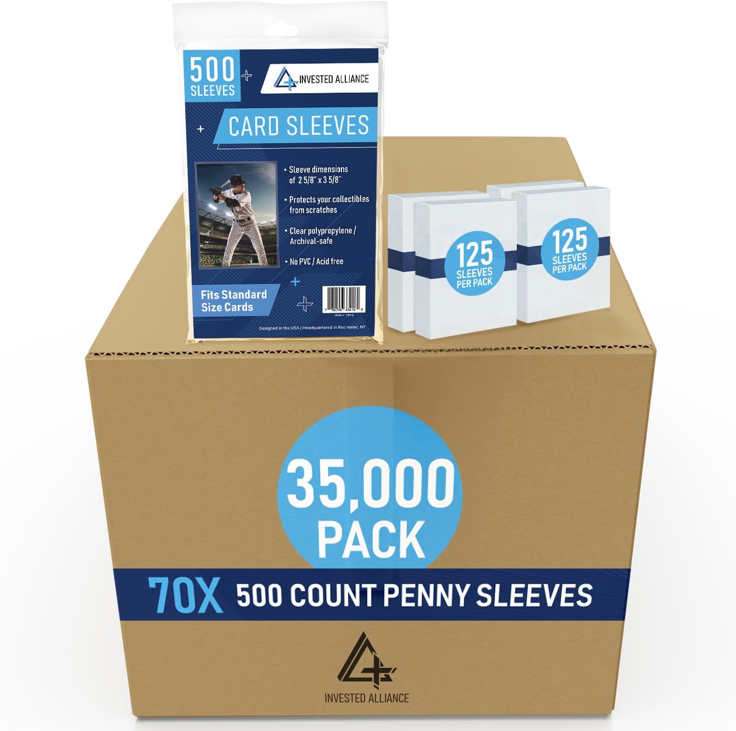 Premium Penny Sleeves for Trading Cards | Soft Trading Card Sleeves for Baseball Cards, Ultra Clear Plastic Pro Sports Card Sleeve, Football, MTG Collector Sleeve (Standard + Thick Options Available)