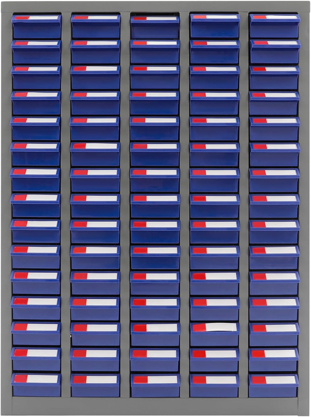 Bolt and Nut Tool Storage Cabinet,Parts Cabinet,Organization Shelves with ABS Material Drawer,Metal Organization Shelves for Garage, Store, Workshop (Blue 75 Drawers)