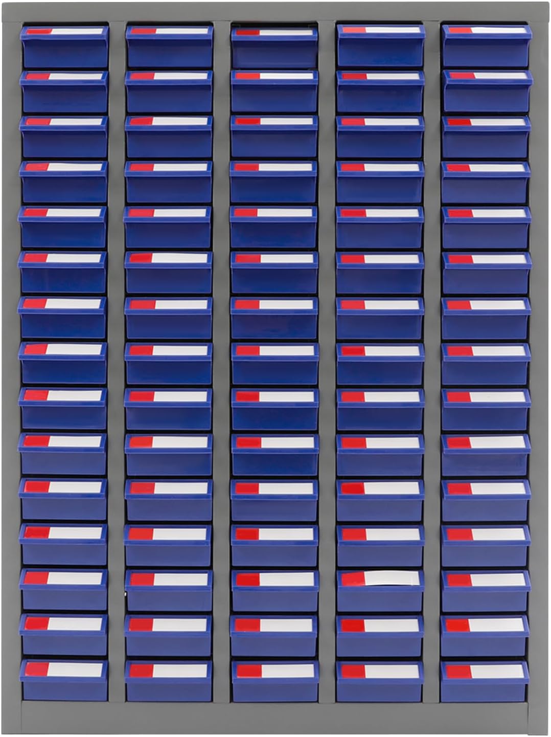Bolt and Nut Tool Storage Cabinet,Parts Cabinet,Organization Shelves with ABS Material Drawer,Metal Organization Shelves for Garage, Store, Workshop (Blue 75 Drawers)