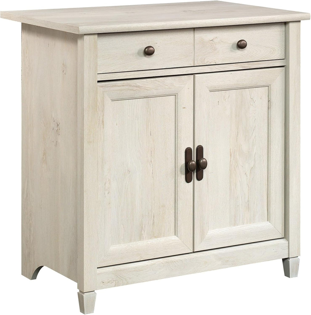 Sauder Edge Water Accent Storage Cabinet with Doors, Utility Cabinet, in Chalked Chestnut finish