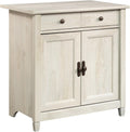 Sauder Edge Water Accent Storage Cabinet with Doors, Utility Cabinet, in Chalked Chestnut finish