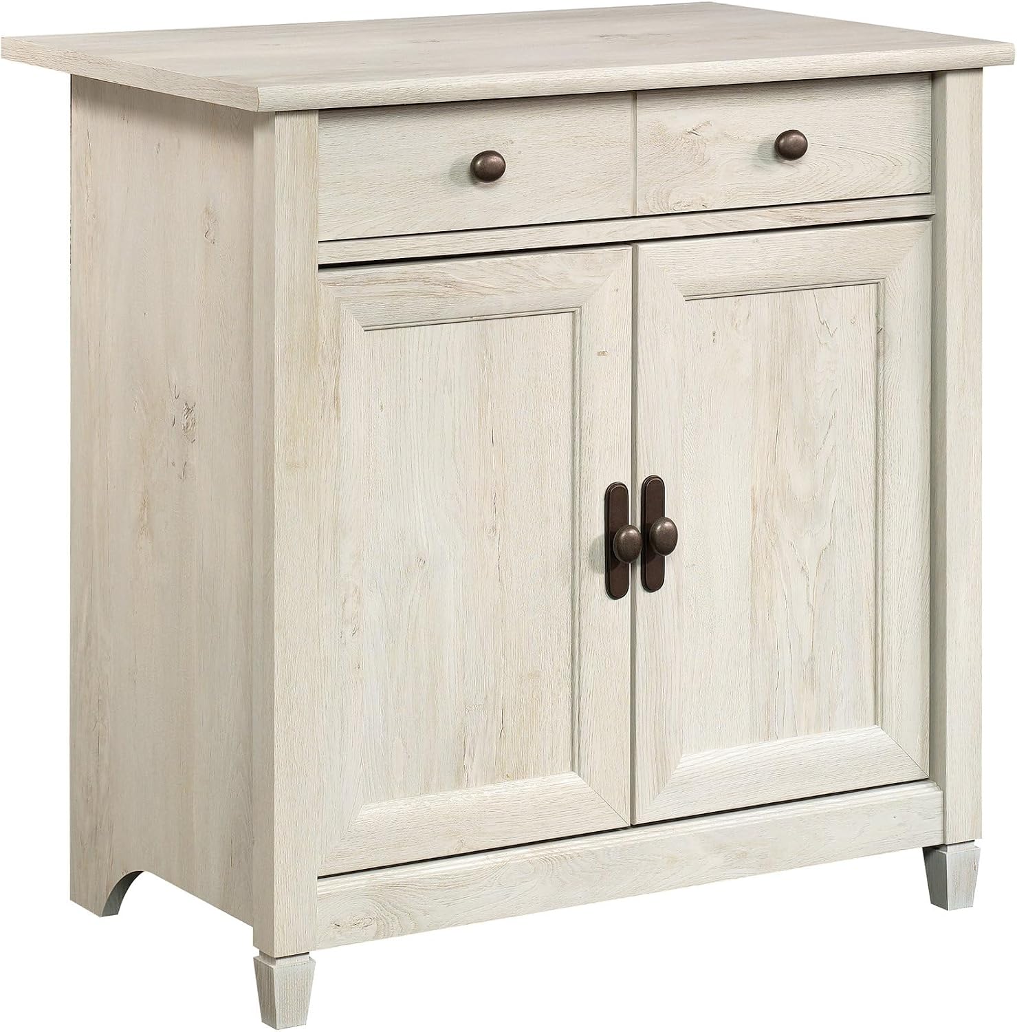Sauder Edge Water Accent Storage Cabinet with Doors, Utility Cabinet, in Chalked Chestnut finish