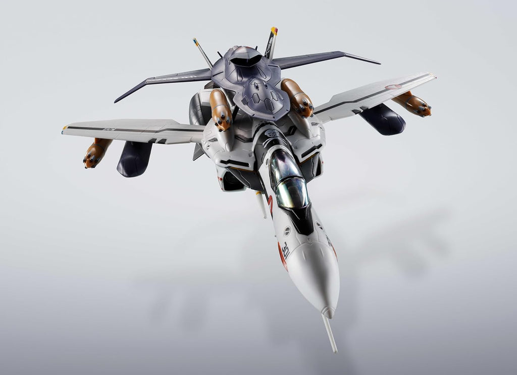 TAMASHII NATIONS - Macross - VF-0S Phoenix (Roy Focker Use) + QF-2200D-B Ghost Hi-Metal R Figure