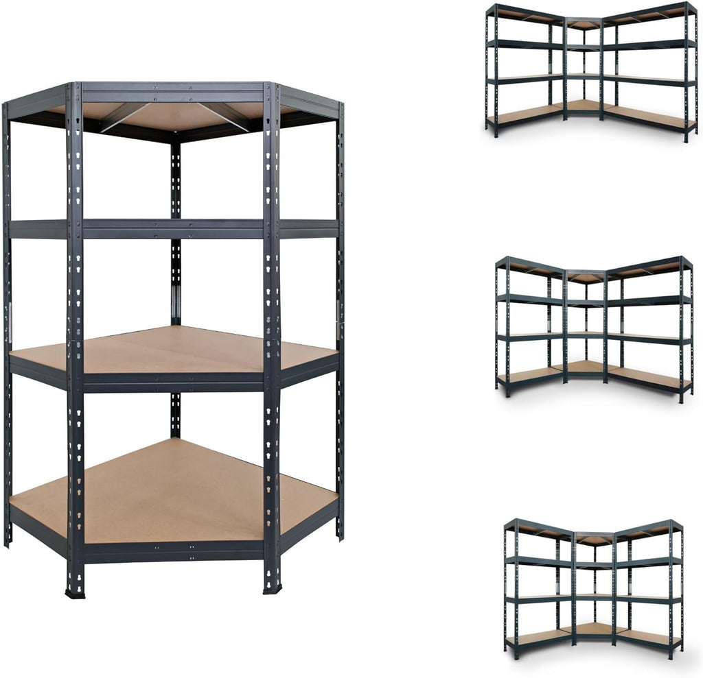 AR Shelving Garage Series Metal Corner Shelf, 24in., 500-Lb. Capacity per Level