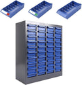 40 Drawers Parts Cabinet, Heavy Duty Nut and Bolt Organizer with ABS Material Drawers, Metal Frame Bolt Organizer Storage in Garage and Workshop