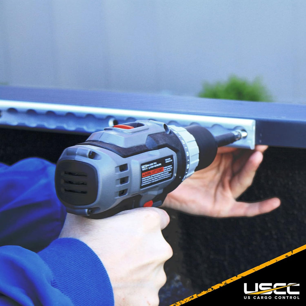 US Cargo Control Airline L Track Fastener Pack, 1,500 Sets of L Track Bolts, Nuts, and Washers, Quickly Install and Secure L-Track Tie Down Rails to Your Pickup Truck, Van, Or Trailer