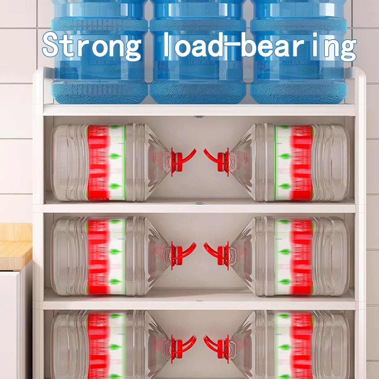 Kitchen Storage Rack with Doors Corner Bakers Racks for Kitchens with Storage Double Door Magnetic Design with Double Rolling Wheels, for Kitchen, Dining Room(Black,60 * 40 * 76 cm)