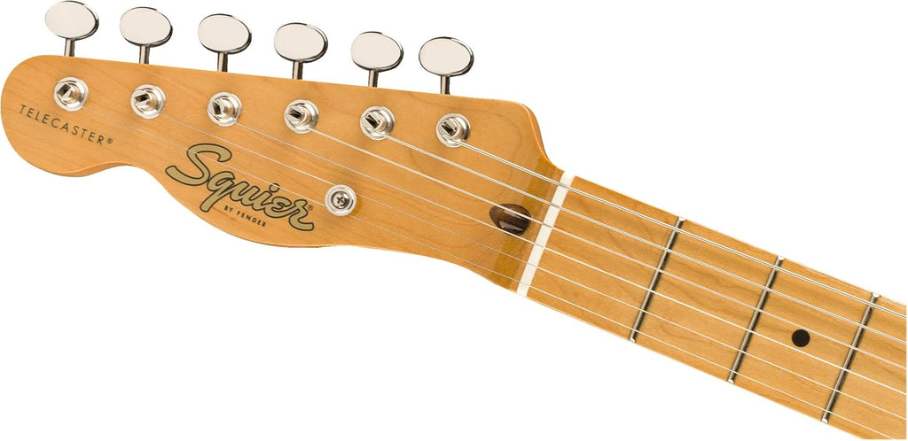 Fender Squier Classic Vibe '50s Telecaster, Left Handed - Butterscotch Blonde Bundle with Gig Bag, Instrument Cable, Tuner, Strap, Strings, Picks, and Austin Bazaar Instructional DVD