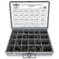 Metric 12.9 Alloy Allen Button Head Socket Cap Screws Bolts Black Oxide Assortment - 453 PCS