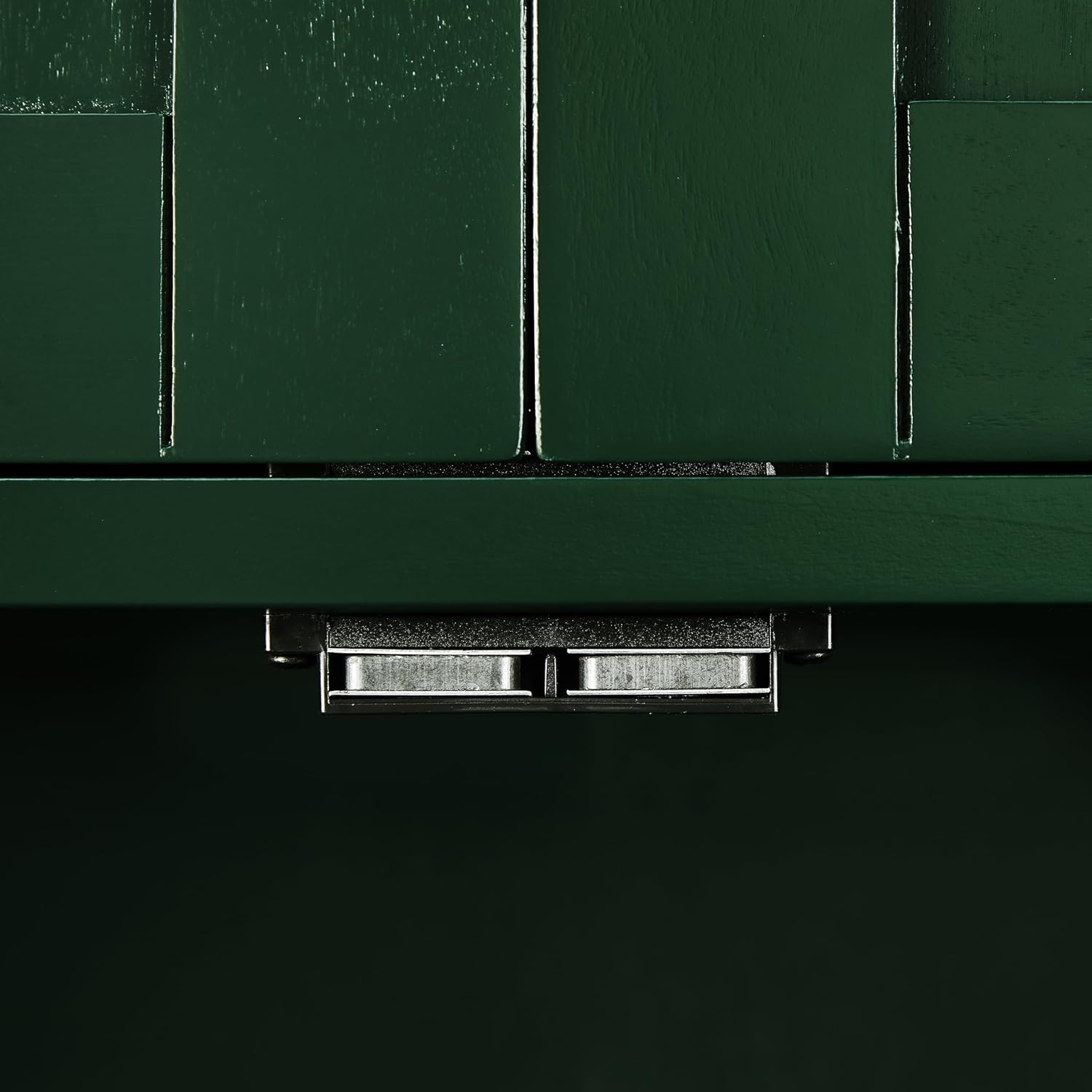 Crosley Furniture Savannah Tall Pantry Storage Cabinet with Shelves, Kitchen, Dining, or Laundry Room, Hunter Green