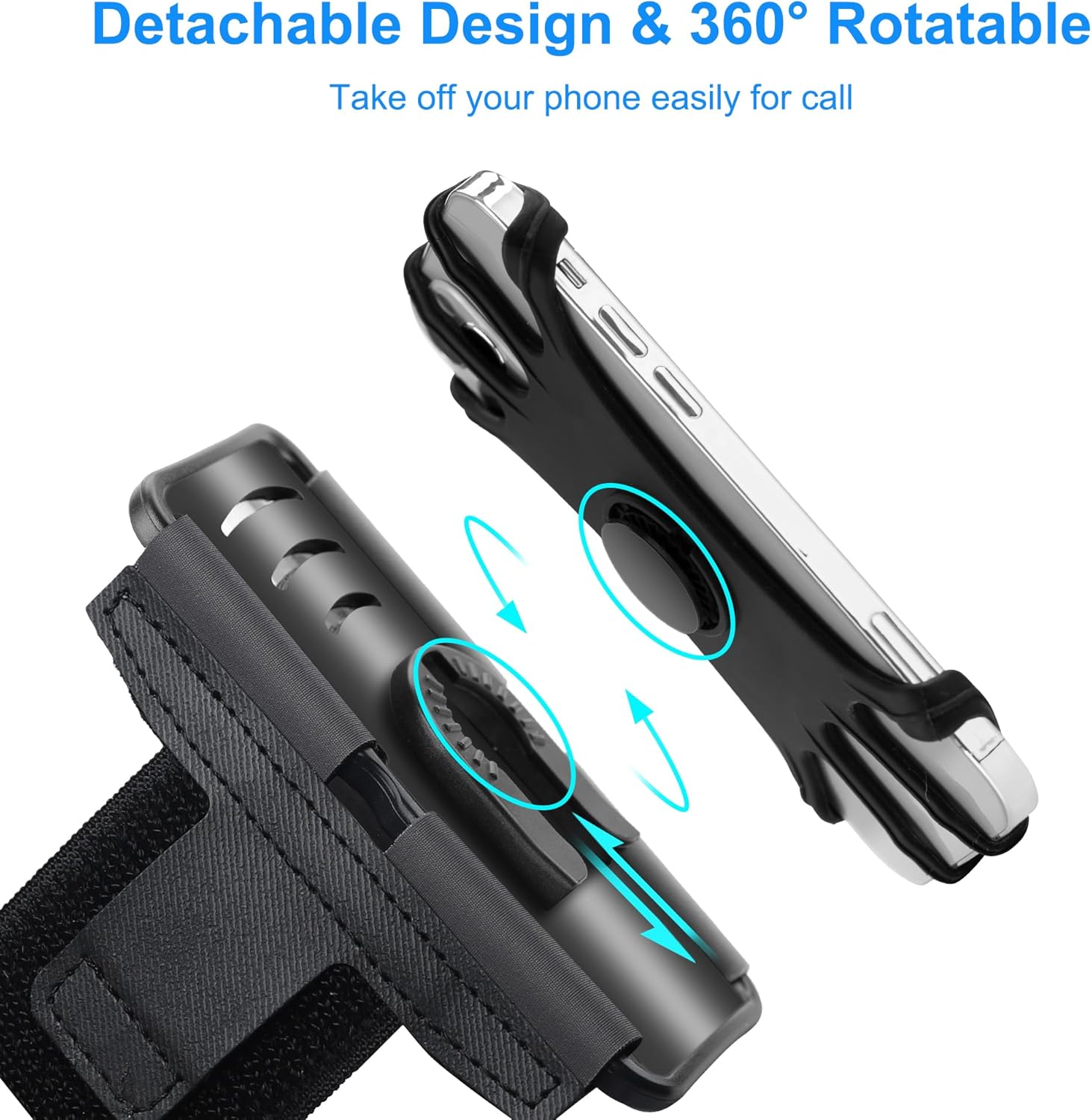 50 Pack Cell Phone Holder Armband - Reflective & Adjustable Wristband Strap Arm Bands Case Compatible with iPhone 16 15 14 13 12 Mini Pro Max Plus Samsung Galaxy Pixel for Workout Exercise Sports