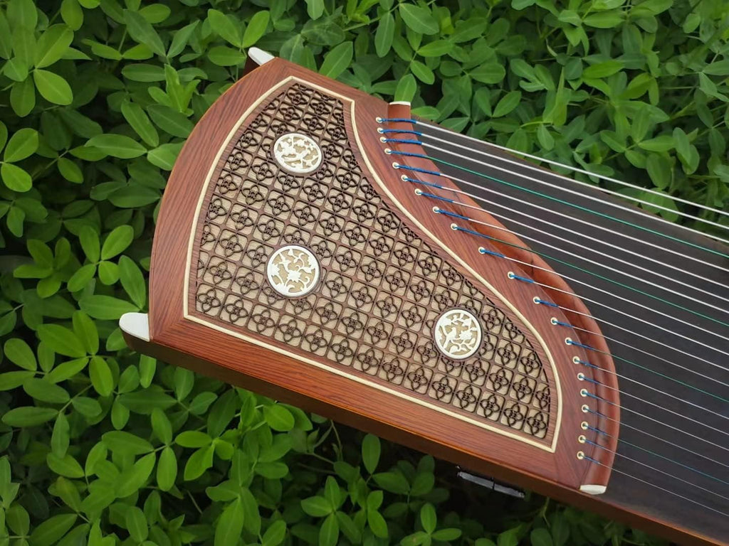 LANDTOM Professional Paulownia Guzheng（163cm）for Adults/beginner/Intermediate (Drizzling rain)