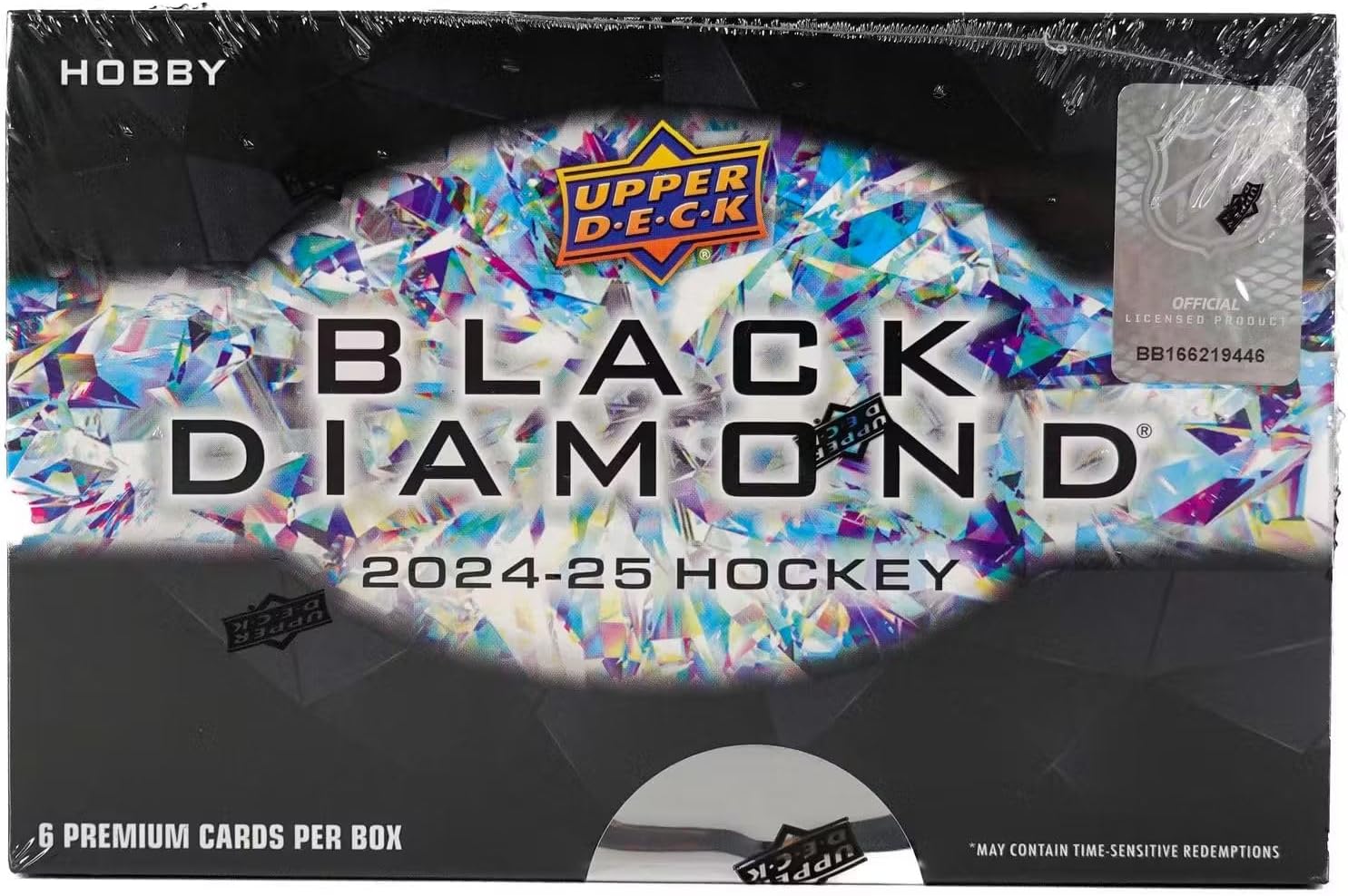 2024/25 Upper Deck Black Diamond Hockey box (6 cards/bx)