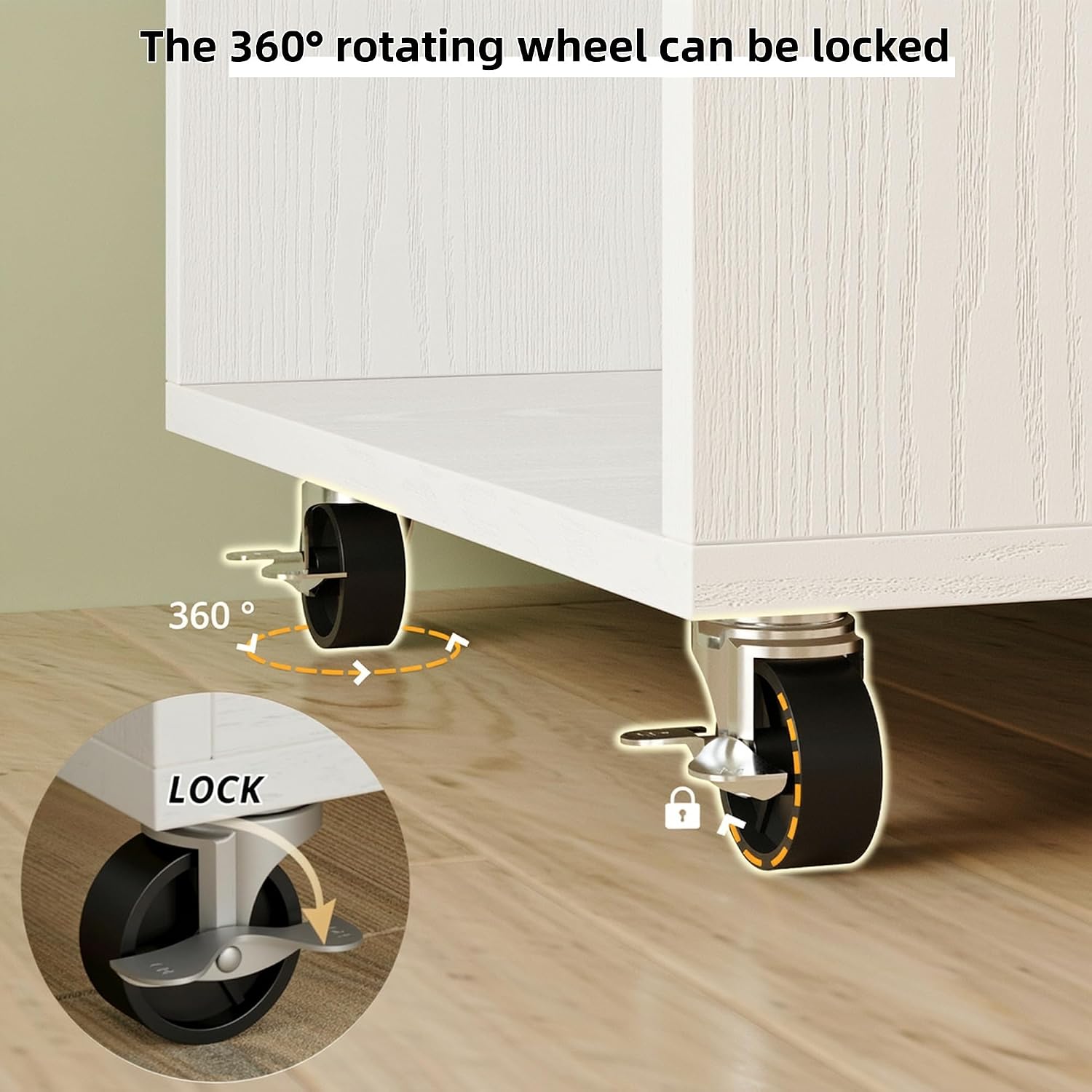 IRONCK Kitchen Island with Power Outlet & Drop Leaf, 47.2' Width Rolling Kitchen Island on Wheels with Storage, Mobile Kitchen Island Cart with Spice Rack, Open Shelves and Drawer, White