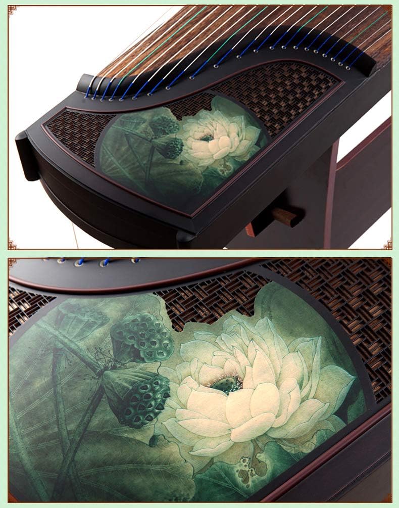 LANDTOM Selected Professional Sandal and Paulownia Guzheng (163cm) for Adults/Children/Beginner/Intermediate