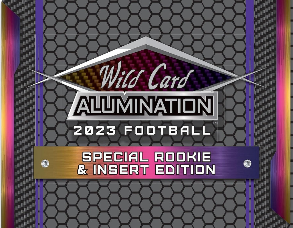 2023 Wild Card Alumination Special Rookie & Insert Edition Football Hobby Box 6 Encased Trading Cards Per Box