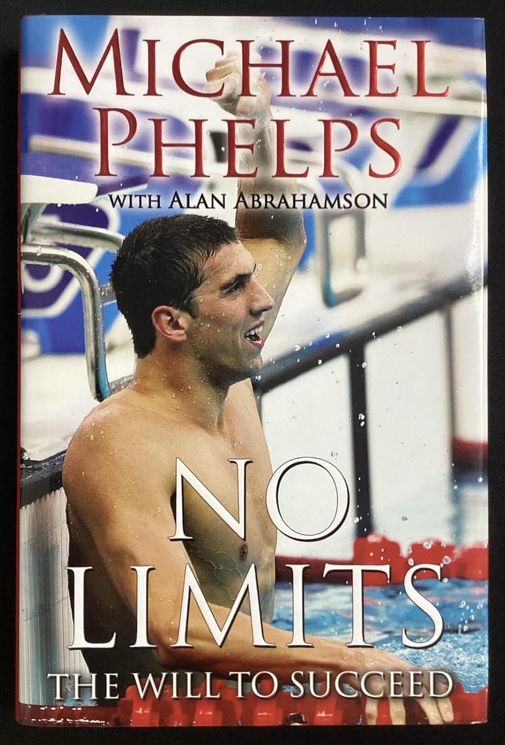 Michael Phelps Signed Book No Limits HCB Olympic Medal Swim Autograph JSA - Autographed Olympic Caps and Hats
