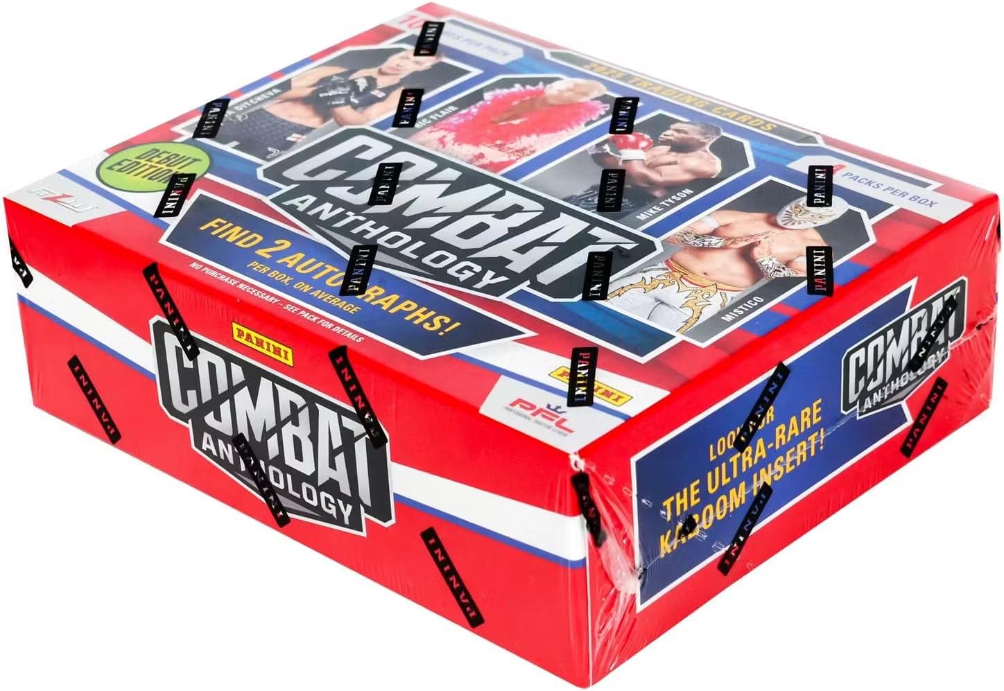 2025 Panini PFL Professional Fighters League Combat Anthology Hobby Trading Card Box (Look for 2 Autographs and 20 Inserts or Parallels per Box on Average)