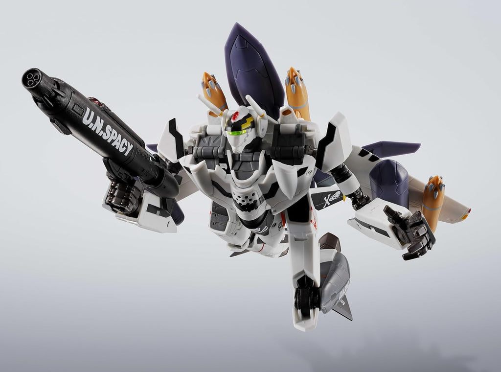 TAMASHII NATIONS - Macross - VF-0S Phoenix (Roy Focker Use) + QF-2200D-B Ghost Hi-Metal R Figure