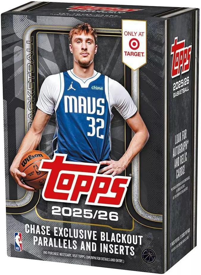 Topps 2025/26 Basketball NBA Flagship Value Blaster Box (Blackout Parallels)