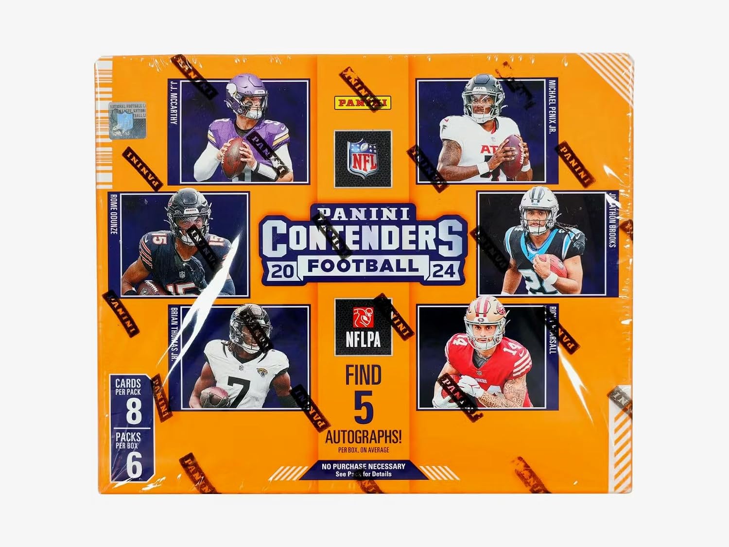 2024 Panini Contenders Football HOBBY box (6 pks/bx) PLEASE NOTE: Boxes have very loose factory logo wrap
