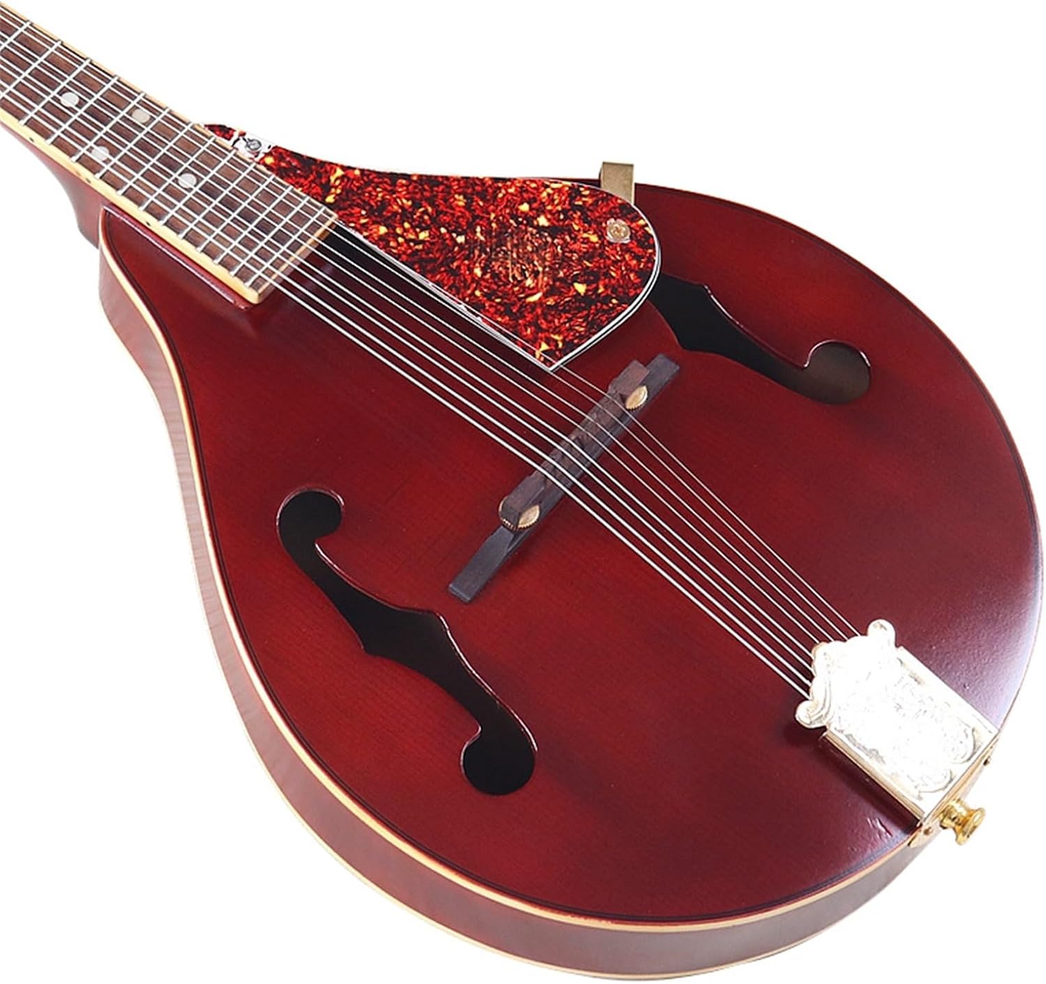 26 Inch Brown Red Mandolin Guitar Instrument Eight Strings Beginner Mandolin String Instrument