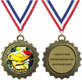 1 to 50 Packs Reading Gold Medals Trophy Award with Free Custom Engraving D03-FCL424