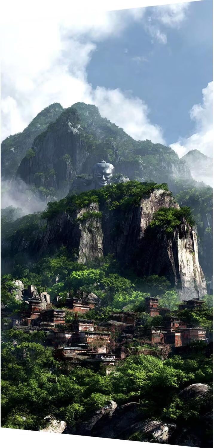 Landscape Diamond Painting Mountain Diamond Art Kits for Adults, 5D Gem Art Painting Kit Beginners DIY Square Full Drill Crystal Art Dots Embroidery Crafts, Home Wall Decor Gifts 40x80in yx1-11e