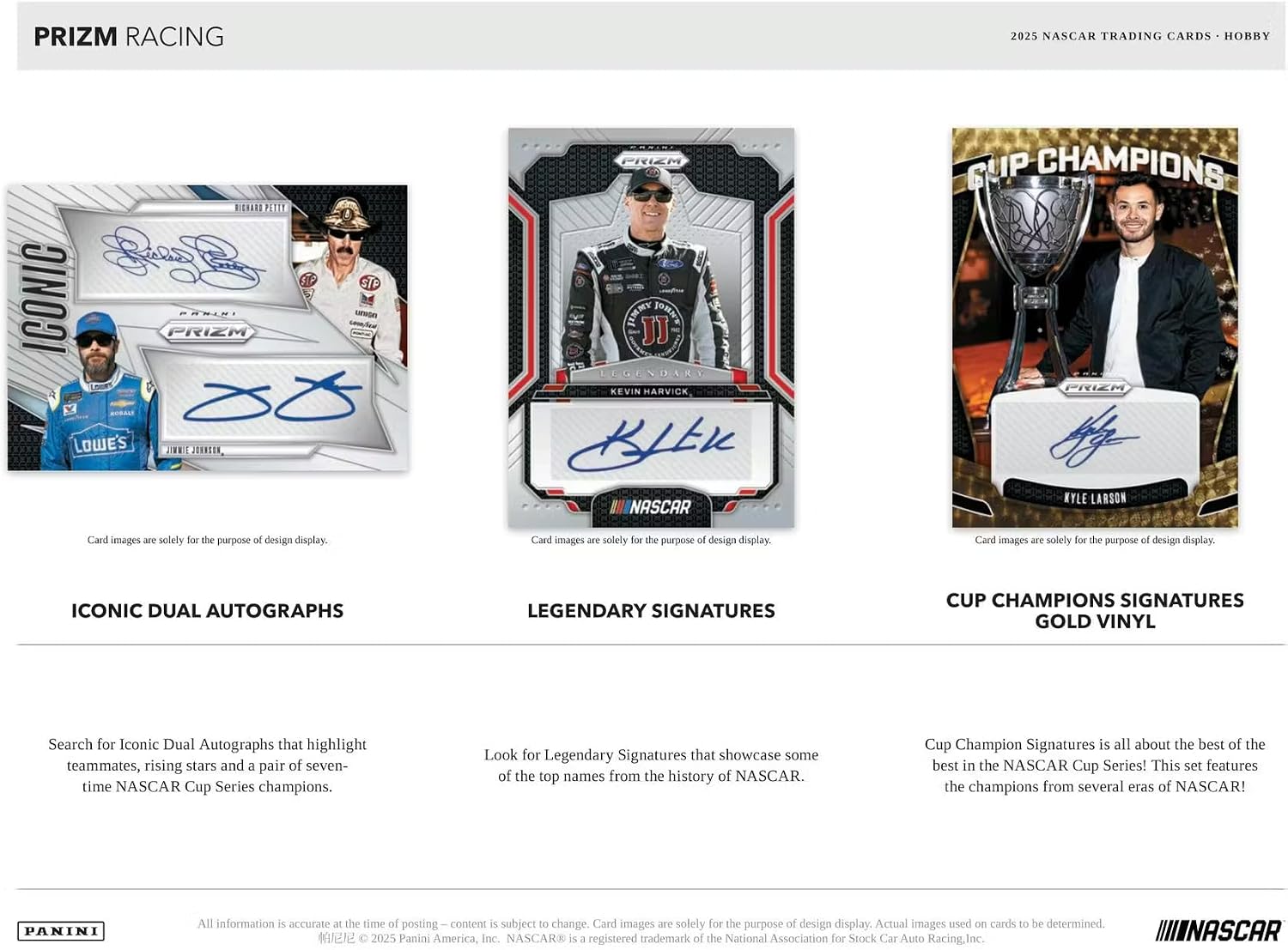 Panini 2025 Prizm NASCAR Racing Hobby Box