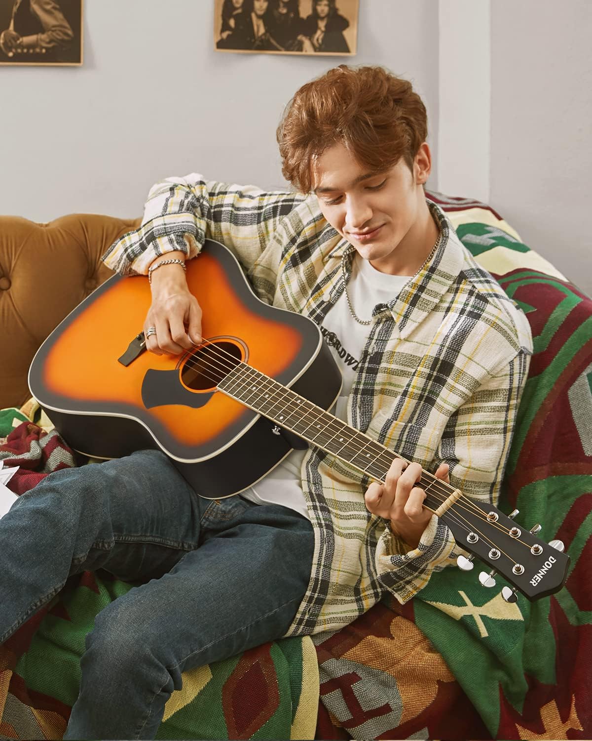 Donner Acoustic Guitar-Guitar Strings
