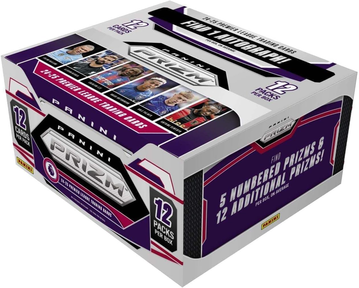 2024-25 Panini Prizm Premier League Soccer Hobby Trading Card Box (1 Autograph Per Hobby Box)